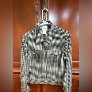 Country Wear Casuals vintage, pristine
Houndstooth denim cut jacket size Large